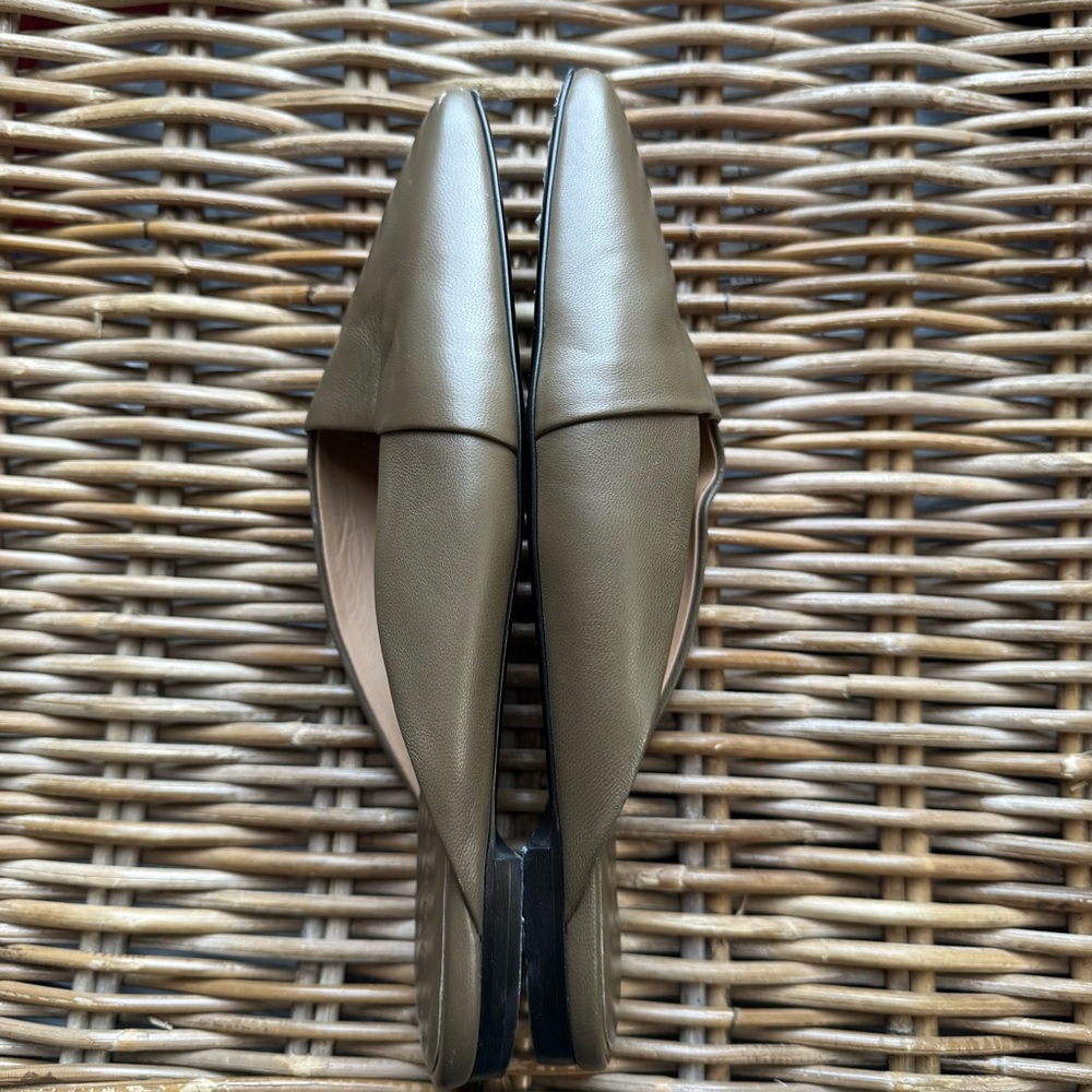 Jenni Kayne Brown Leather Mules - Picture 9 of 10